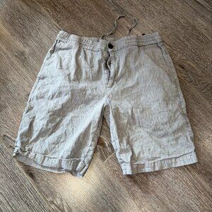 Theory Men Shorts Light Gray Size Medium Premium Casual